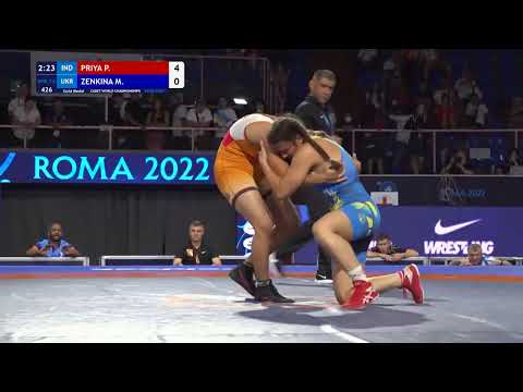 PRIYA P. (IND) VS ZENKINA M. (UKR) | WW 71 KG| GOLD MEDAL MATCH CADET WORLD C'SHIP ROMA 2022 |