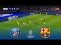 PSG vs BARCELONA | UEFA Champions League 23/24 UCL - Full Match All Goals • Simulation & Prediction
