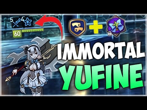 IMMORTAL YUFINE BUILD (she has 35% chance to be broken lol) - Epic Seven
