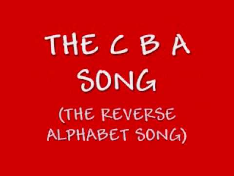 Funny Backwards Alphabet Song: The CBA Song