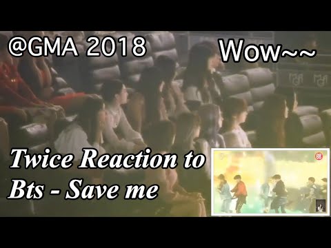 (181106) Twice reaction to Bts - Save me @ 2018 MGA