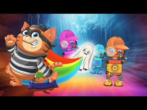🌈Rainbow Ghost:  The Case of the Missing Colors! 🎶👻 | Rainbow Ghost Adventures | Rusty's World