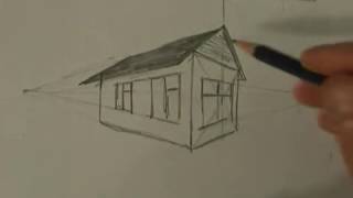 Смотреть онлайн Рисование простым карандашом: горизонт и перспективы