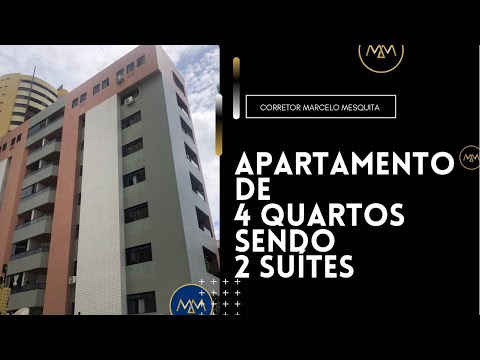 Apartamento de 4 quartos sendo 2 suítes em Tambaú - João Pessoa/PB - Marcelo Mesquita