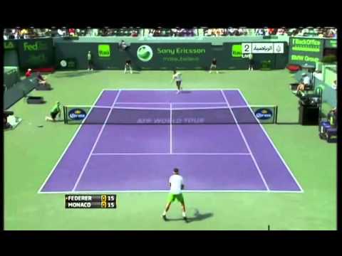Federer VS Monaco Miami 2011