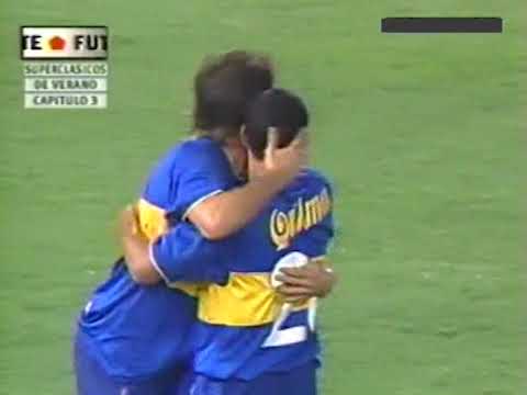 Gol de Clemente Rodríguez a River (Boca 2-River 1 25-01-2001)