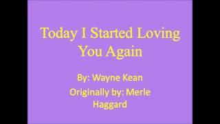 Today I Started Loving You Again