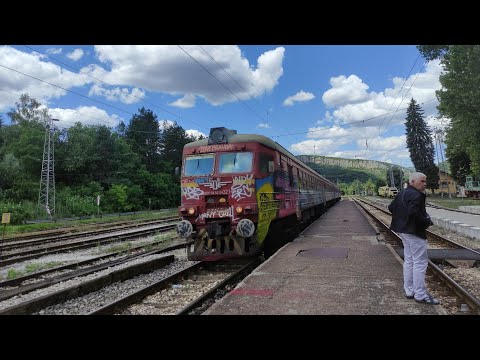 [4K] КПВ 42209 с 32 145 / Цялото разстояние от Габрово до Царева ливада I SPT 42209 Train Ride
