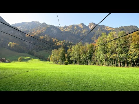 Luftseilbahn Mettlen - Flühmattli Bergfahrt 2020 - cable car Switzerland