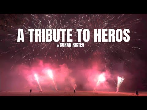 Epic Fireworks Tribute to Our Heroes | Fireworks Pyromusical by Goran Ristev (Labor Day 2025)