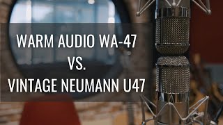 Video thumbnail for Warm Audio WA-47 vs. Vintage Neumann U47 MIC SHOOTOUT by RV_ Music