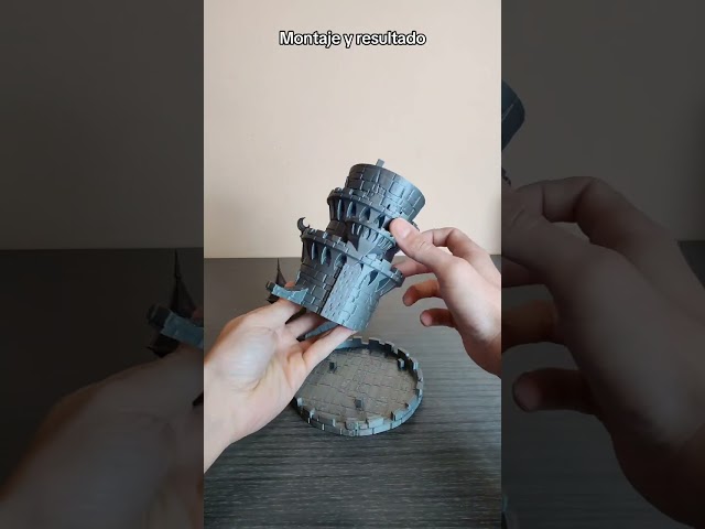 Vídeo relacionado con Puertas de mazmorra retro, paisaje RPG de mesa impreso en 3D y terreno de juego de guerra para miniaturas de 28 mm