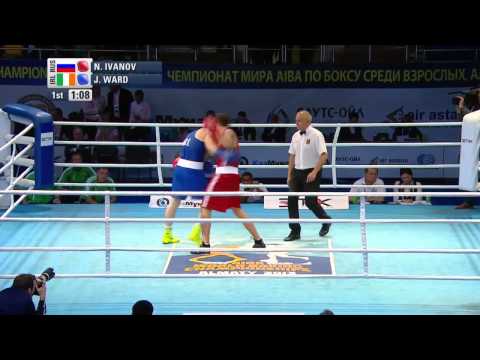 Men's Light Heavy (81kg) - Quarter Final - Nikita IVANOV (RUS) vs Joseph WARD (IRL)