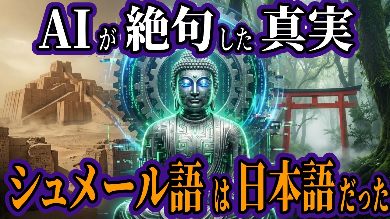 AIが暴いたシュメールの正体…日本人が「神の民」である証拠が判明しました･･･2万6000年の時を経て、選ばれたYAP遺伝子が覚醒する時【都市伝説 オカルト スピリチュアル 予言】
