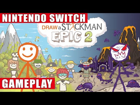 Draw a Stickman: EPIC 2 Nintendo Switch Gameplay
