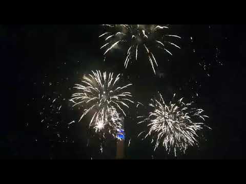 Bastille Day Fireworks 2019, 14th July 2019, Firework Celebration in France