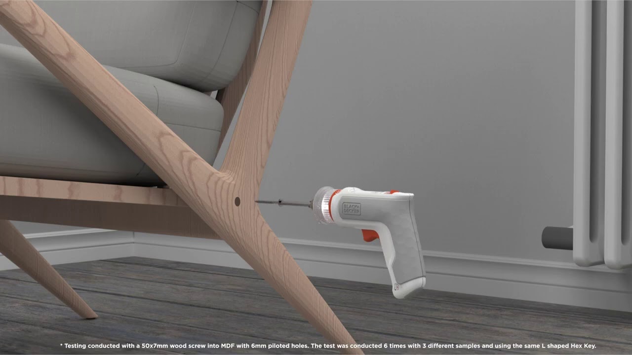 BLACK & DECKER 3,6V HEXDRIVER