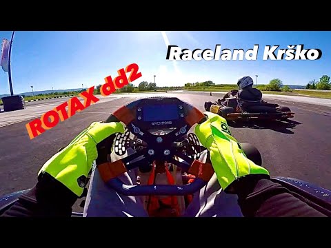 RACELAND KRŠKO: go kart run/ ROTAX dd2 125 ccm