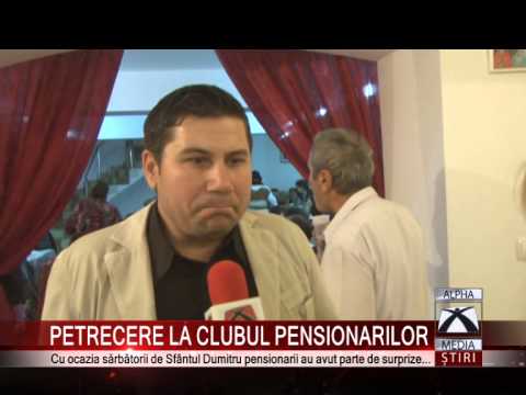 PETRECERE LA CLUBUL PENSIONARILOR