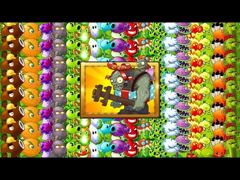 PVZ 2 - All Premium Plants Power Up! vs Bithday Gargantuar!