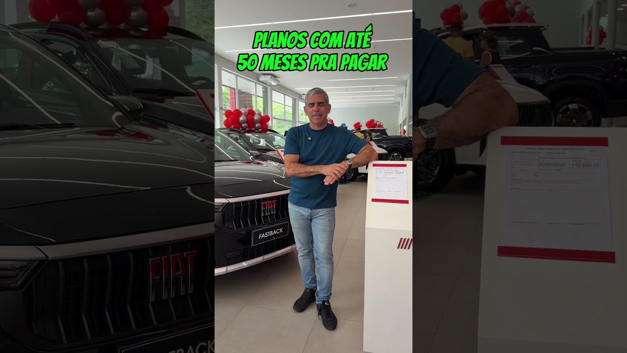 CARROS COM DESCONTAÇOS NOS 50 ANOS DA FIAT NO BRASIL