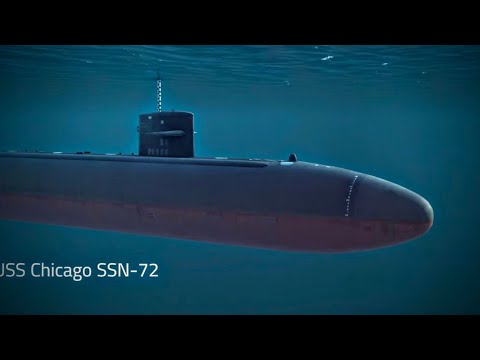 Red Storm Rising~USS Chicago Sub vs Kara ASW - Let the Missiles Fly!  Sea Power