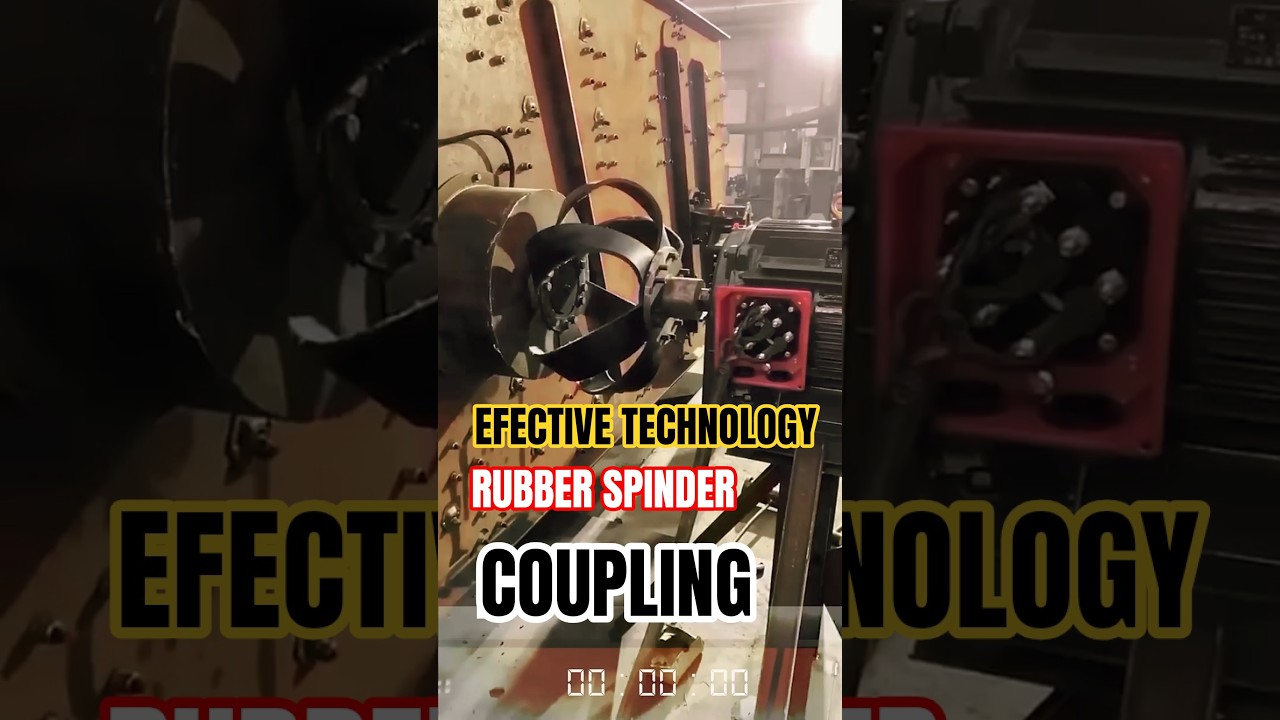 Rubber Spider Coupling: Effective Technology to Keep Your Machines Running Smoothly!