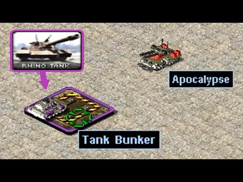 Bunker Rhino vs Apocalypse - Red Alert 2