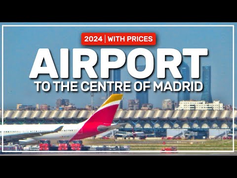 ➤ how to travel from MADRID airport ✈️ to the centre of Madrid 2024 | with PRICES 