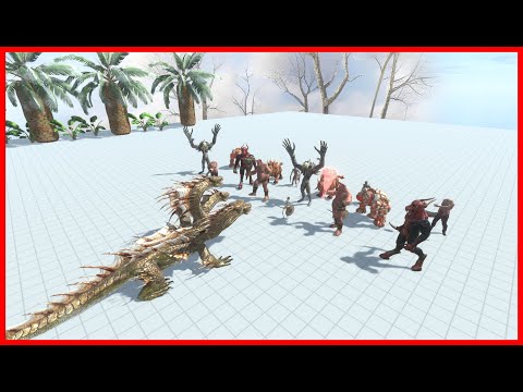 10x HP HYDRA VS 2x FACTIONS - ANIMAL REVOLT BATTLE SIMULATOR