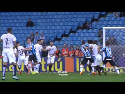 Gols  Brasileirão: Grêmio 1 x 0 Santos