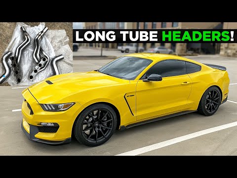 Shelby GT350 Gets LONG TUBE HEADERS, JLT INTAKE & E85 TUNE!! *BEST GT350 MODS*