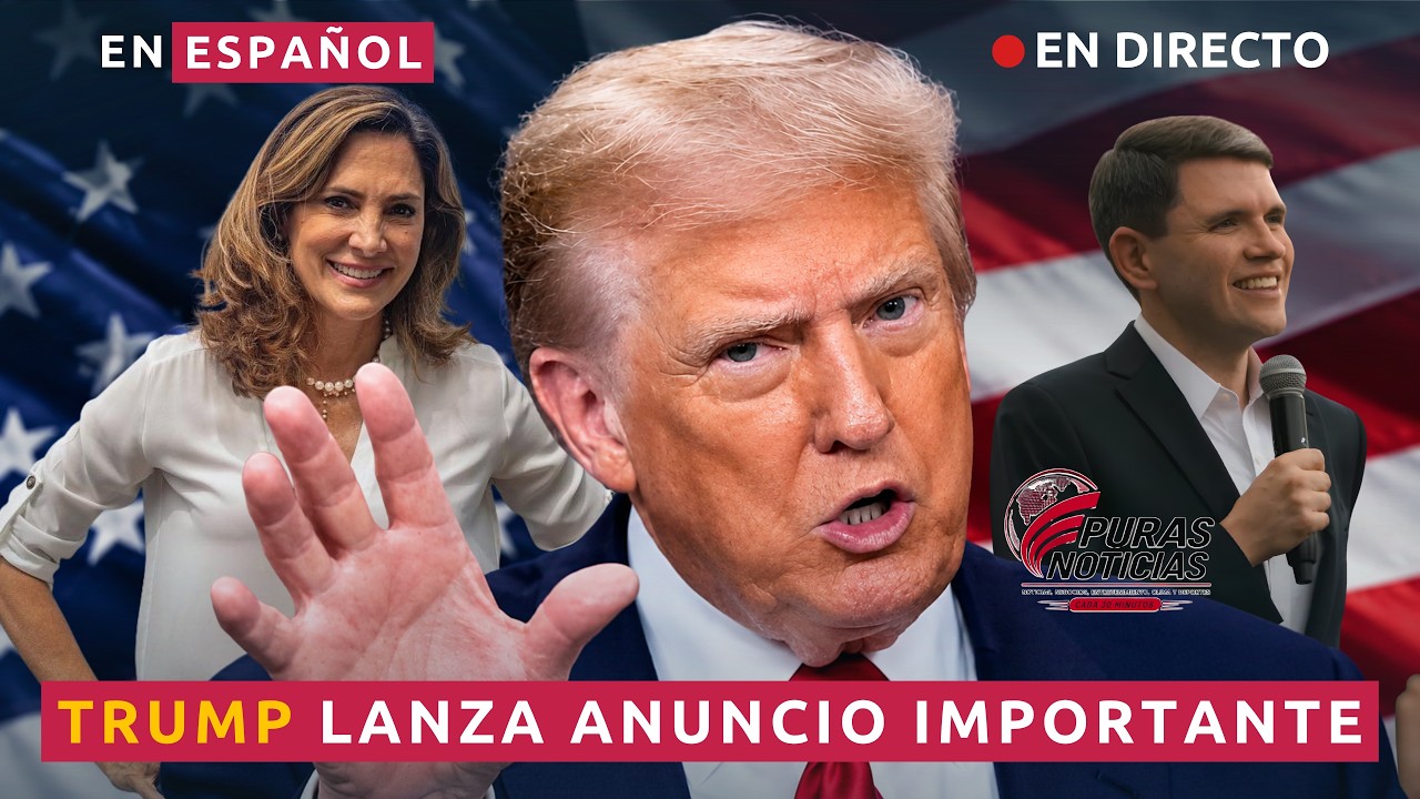 TRUMP HARÁ UN ANUNCIO DESDE LA CASA BLANCA | SUS CRÍTICAS A MARÍA ELVIRA Y JAMES TALARICO