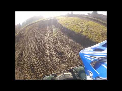 Test nového školního okruhu ISŠ Vysoké n. Jiz. (Yamaha Grizzly) GoPro záběr