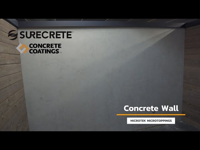 Finishing an Interior Wall with a Microtopping // Make Concrete Walls!