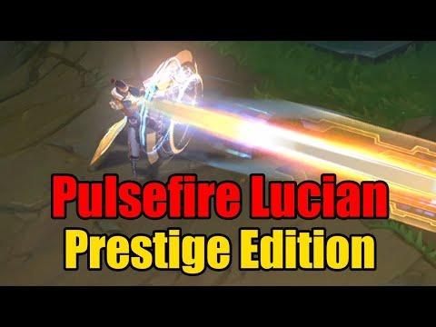 Pulsefire Lucian Prestige Edition Skin Spotlight (PBE) | League of Legends [4K]
