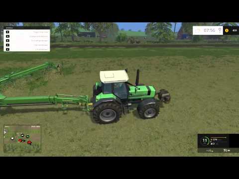 Farming Simulator 2015 Multiplayer Harvesting Fields Mowing Grass