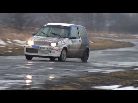 G. Jantas / M. Gryzło Fiat Cinqecento - KJS "Rajd Zimowy 2011" Jedlicze Krosno 2011-02-06