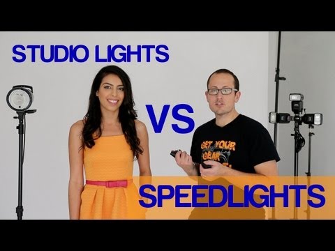 Speedlights vs Studio Strobes