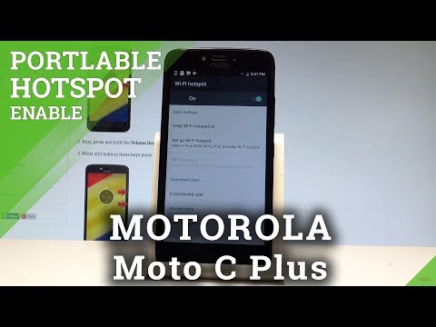 How to Enable Portable Hotspot in MOTOROLA Moto C Plus - Wi-Fi Share |HardReset.Info