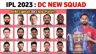 IPL 2023 Delhi Capitals Squad | DC All Retained & Realeased Players List | DC New Players List 2023