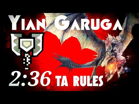 MHW Iceborne PC: Yian Garuga 2:36'75 Charge Blade TA Wiki Rules