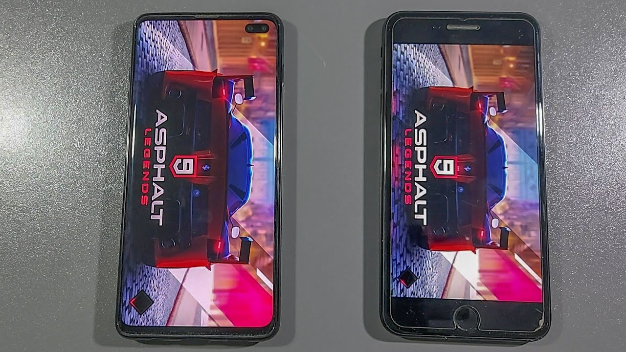Samsung S10 Plus vs Iphone 7 Plus Comparison Speed Test