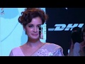 Dia Mirza Looks Stunning In Saree On The Ramp At The Lakme Fashion Week