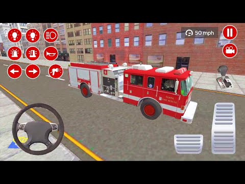 Real Fire Fighting Van Driver Simulator – Emergency Rescue Fire Truck Driving #3 – Android Gameplay