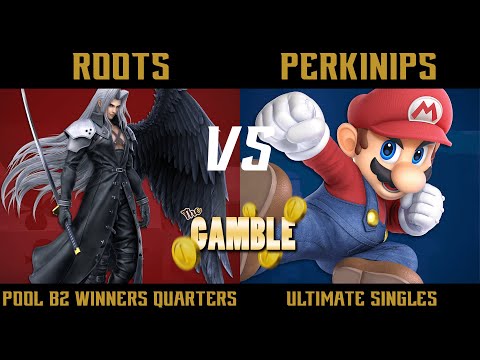 The Gamble Pool B2 Winners Quarter Finals - Roots (Sephiroth) vs. Perkinips (Mario) - SSBU