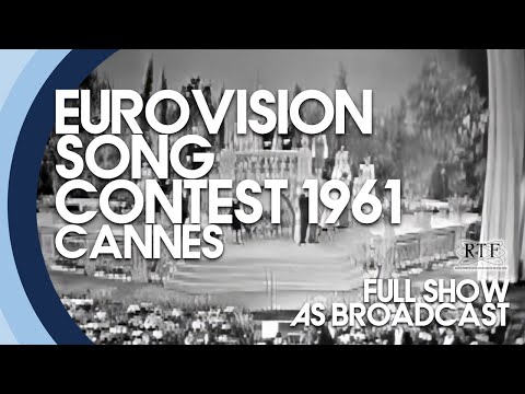 EUROVISION SONG CONTEST 1961 FULL SHOW (AS BROADCAST) CANNES, FRANCE (RTF)