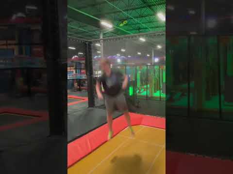 Cork 1080 on trampoline #flip #1080 #trampoline