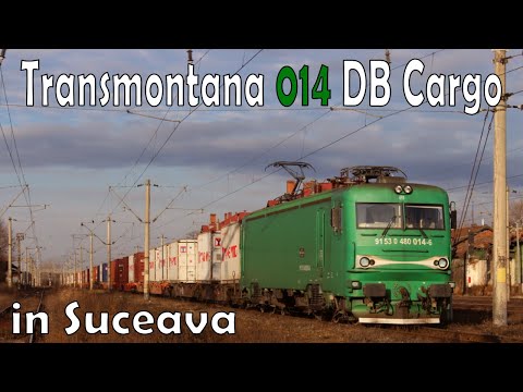 Tren de marfa DB Cargo pleaca din Suceava cu Transmontana 14 - 10.12.2016