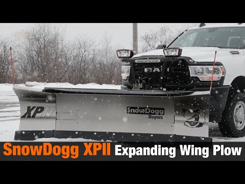 SnowDogg XPII Expanding Wing Plow - Extends from 8 to 10 Feet While Maintaining Scoop Position